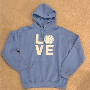 Volleyball hooded sweatshirt